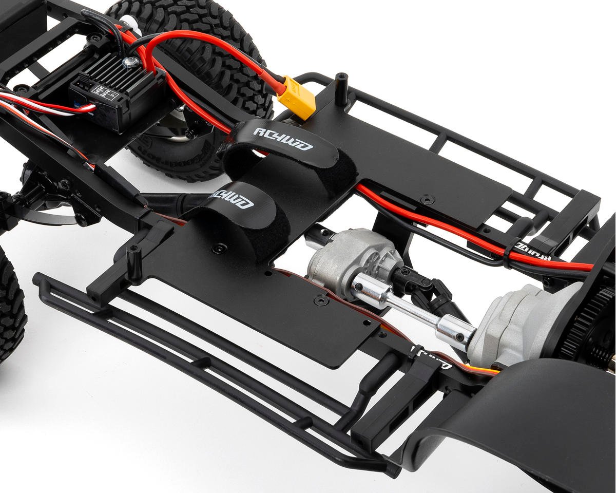 RC4WD Trail Finder 2 "LWB" RTR W/ Chevrolet K10 Scottsdale Hard Body Set (Black)