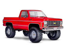 Traxxas TRX-4 1979 Chevrolet K10 Rock Crawler in Red - studio shot